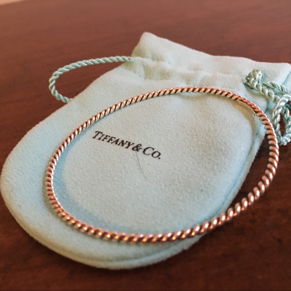 Sterling silver bangle • Tiffany & Co.